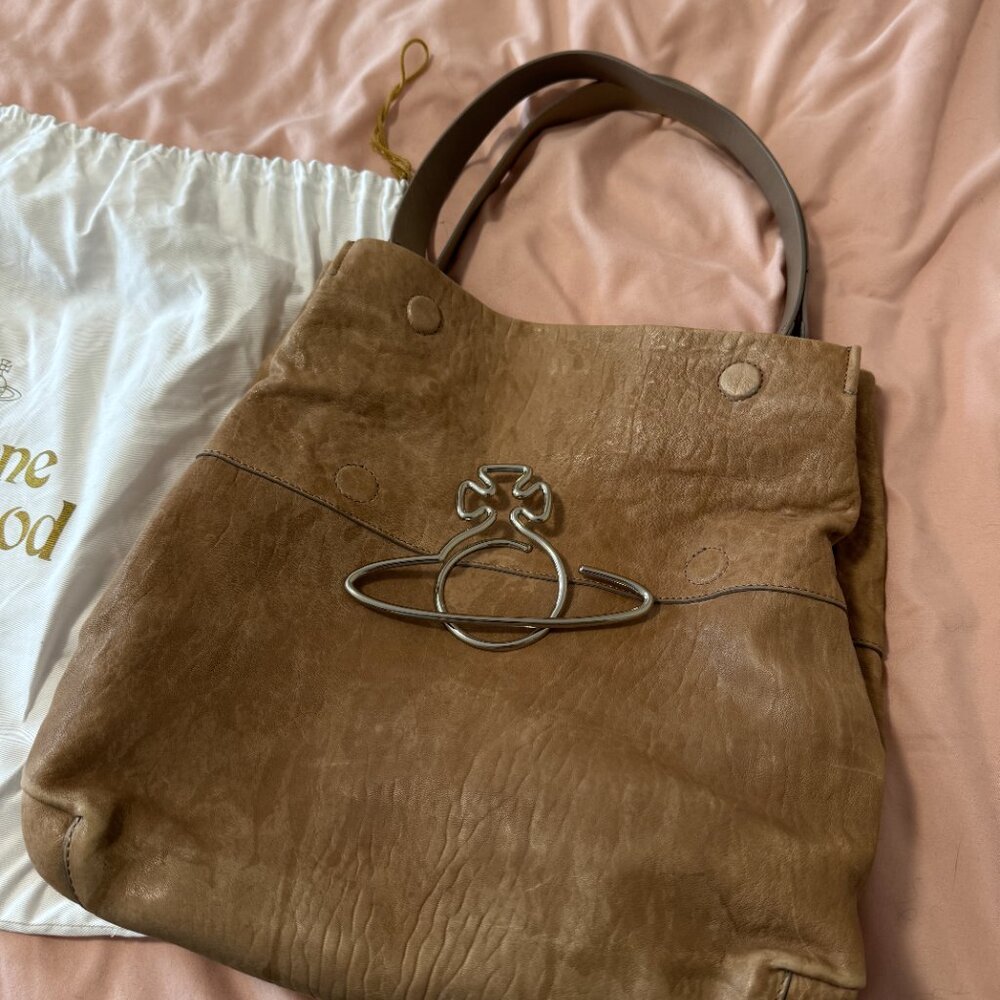 Vivienne Westwood Leather Tote Bag